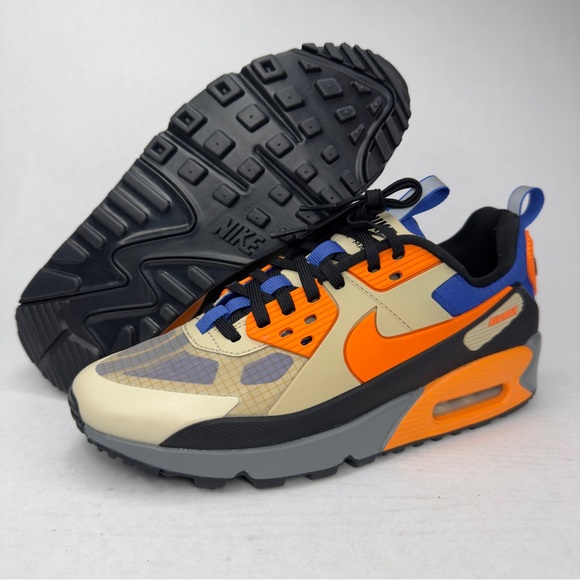 New Nike Air Max 90 Drift Mens sz 8 Bright Mandarin Running Shoes FB2877 200 - Picture 1 of 13